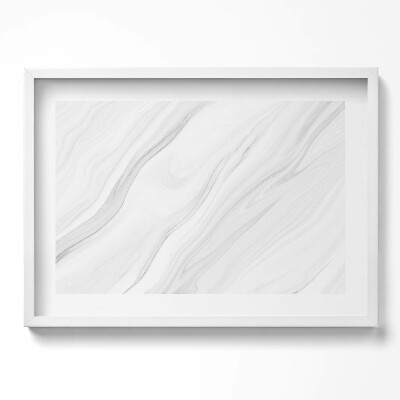 Obraz w ramie Delikatny marmur