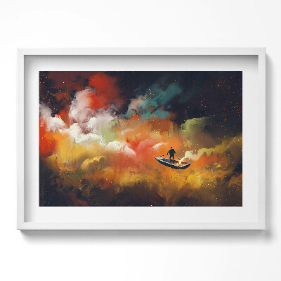 Obraz w ramie Abstrakcyjne wyobrażenie dorosłego życia