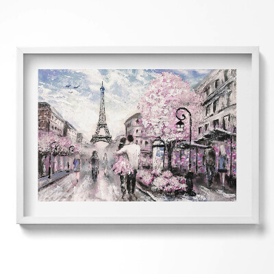 Obraz w ramie Paryż i Wieża Eiffla