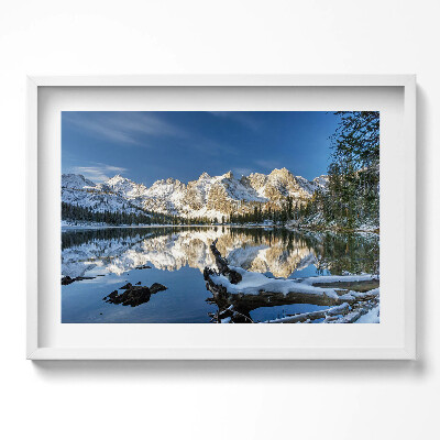 Obraz w ramie Górski pejzaż natury