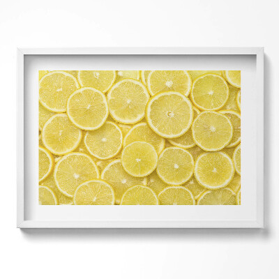 Obraz w ramie Owoce cytryny
