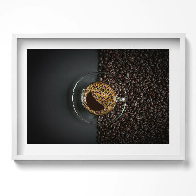 Obraz w ramie Kawa i ziarna