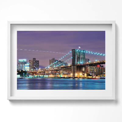 Obraz w ramie Brookliński Most