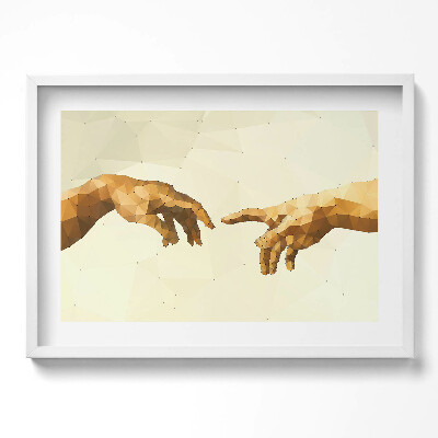 Obraz w ramie Stworzenie Adama