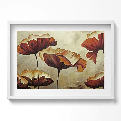 Obraz w ramie Malowane maki