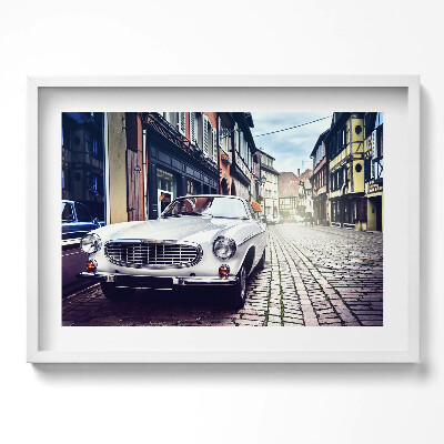 Obraz w ramie Retro samochód