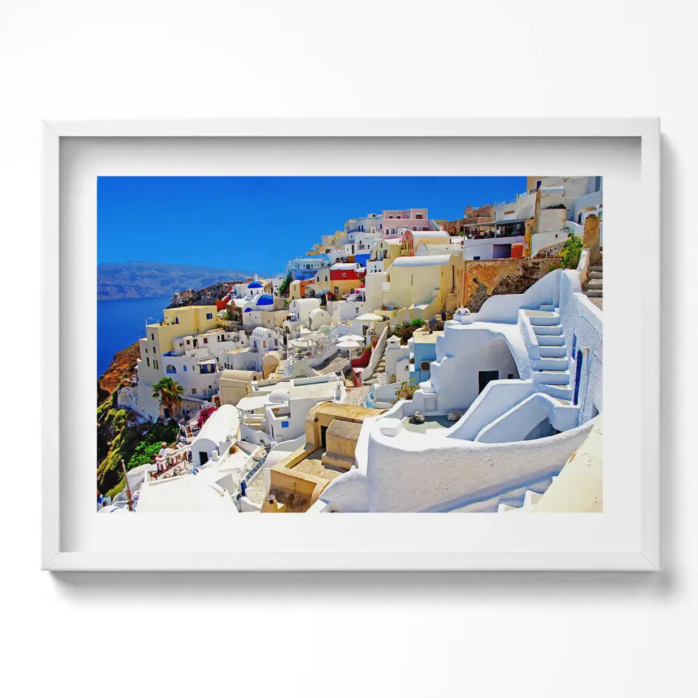 Obraz w ramie Grecja Santorini