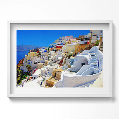 Obraz w ramie Grecja Santorini