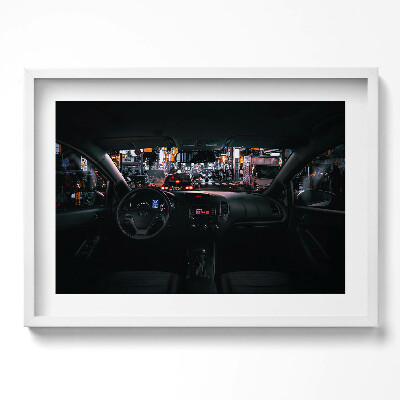 Obraz w ramie Samochód w Tokio