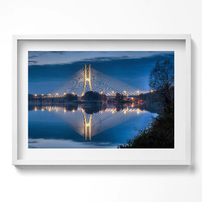 Obraz w ramie Most Rędziński Wrocław