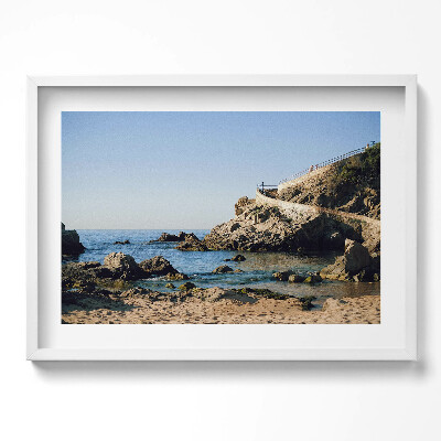 Obraz w ramie Plaża na Costa Brava