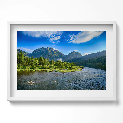 Obraz w ramie Zakręt Dunajca w Pieninach