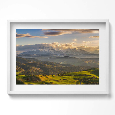 Obraz w ramie Pieniny Wysoki Wierch