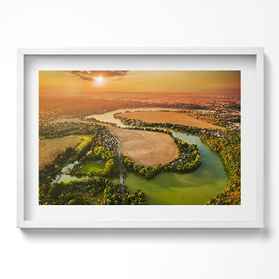 Obraz w ramie Czech Valley Pilzno Litice