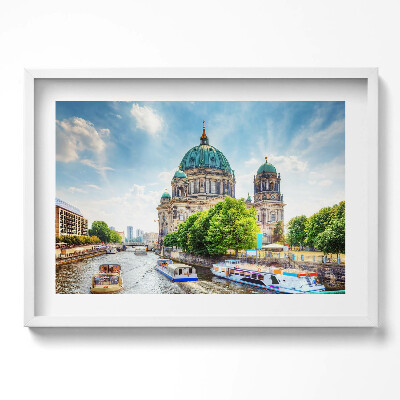 Obraz w ramie Katedra Berlińska Niemcy