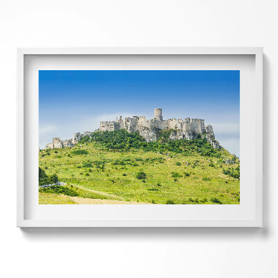 Obraz w ramie Zamek Spiski na Słowacji