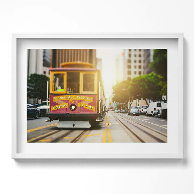 Obraz w ramie Tramwaj w San Francisco