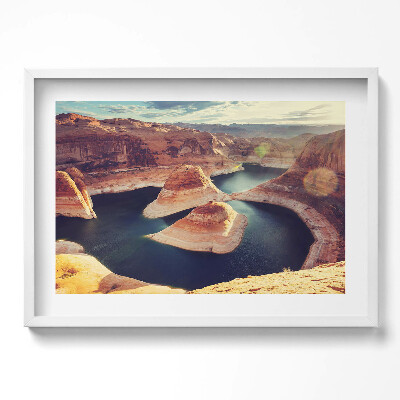 Obraz w ramie Jezioro Powel lake USA