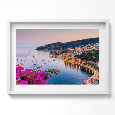 Obraz w ramie Lazurowe Wybrzeże Nadmorskie