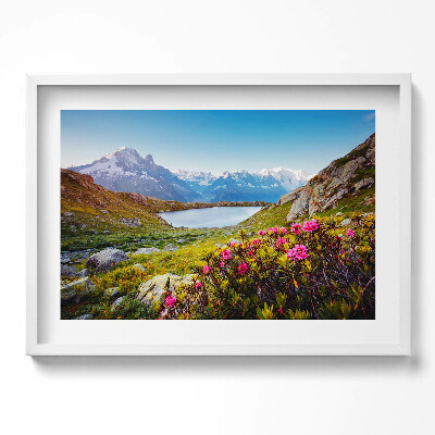 Obraz w ramie Lodowiec Mont Blanc Chamonix