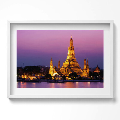 Obraz w ramie Świątynia w Bangkok Tajlandia