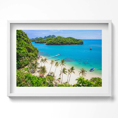 Obraz w ramie Park narodowy Koh Samui Tajlandia