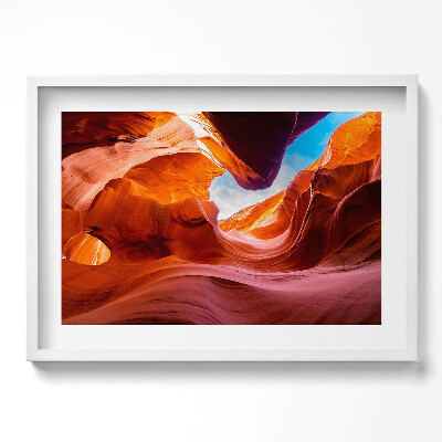 Obraz w ramie Pejzaż skały kanionu