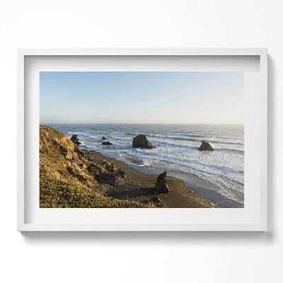 Obraz w ramie Pejzaż nadmorski brzeg