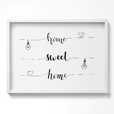 Obraz w ramie Napis do mieszkania 