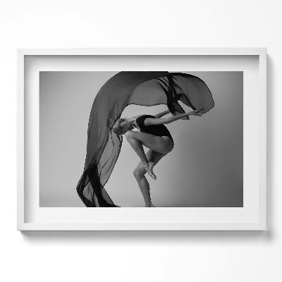 Obraz w ramie Zdjęcie tancerki w tańcu