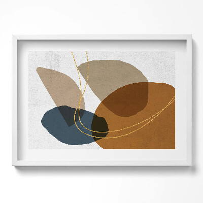 Obraz w ramie Abstrakcyjna boho kompozycja