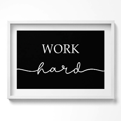 Obraz w ramie Motywacyjny napis 