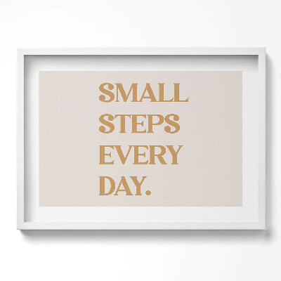 Obraz w ramie Motywacyjny napis 