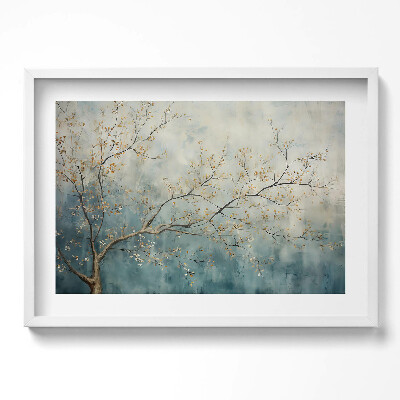 Obraz w ramie Malowane gałęzie drzewa