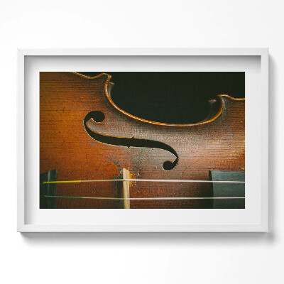 Obraz w ramie Skrzypce instrument