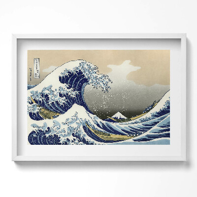 Obraz w ramie Wielka fala w Kanagawie
