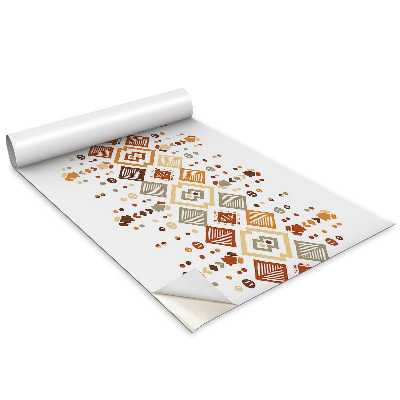 Okleina meblowa Motyw indiański kwadraty strzałki