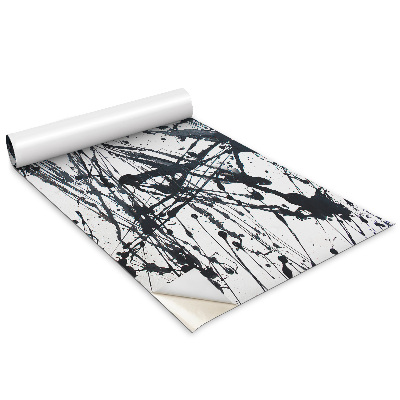 Okleina meblowa Czarne rozbryzgi pędzla