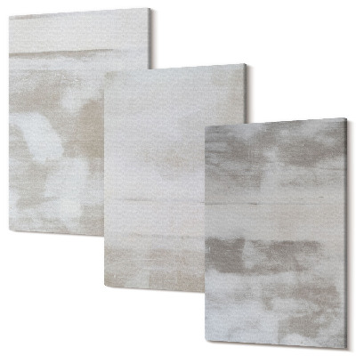 Zestaw obrazów 3 części tryptyk Wytarte tekstury styl nowoczesny industrialny