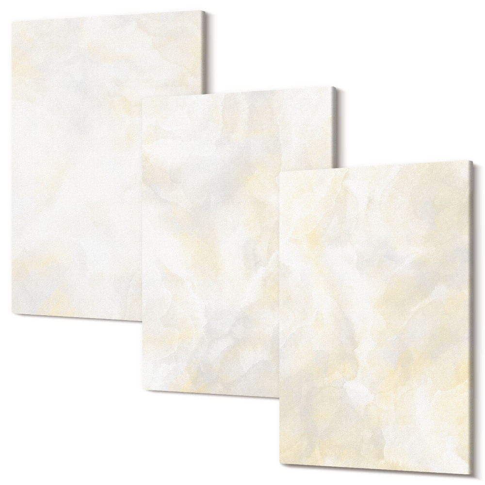 Zestaw obrazów 3 części tryptyk Jasne tekstury farby pociągięcia pędzlem design