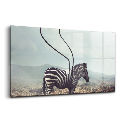 Obraz na szkle Bez charakterystycznych cech zebra