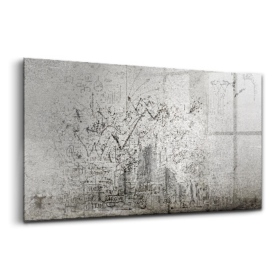 Obraz na szkle Miejski szkic