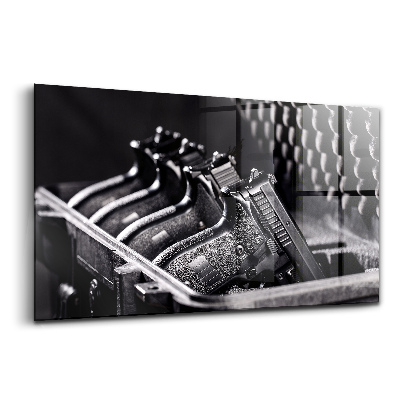 Obraz na szkle Broń pistolet