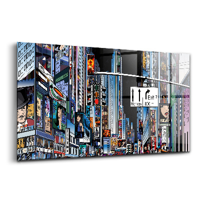 Obraz na szkle Nowy Jork nocą