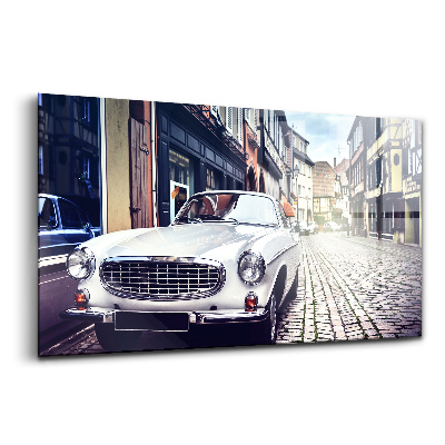 Obraz na szkle Retro samochód
