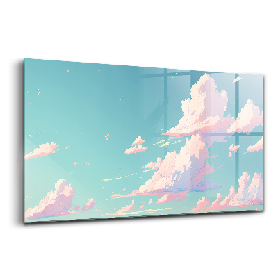 Obraz na szkle Pastelowy kolor nieba