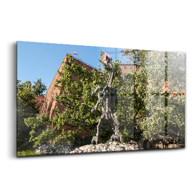 Obraz na szkle Smok wawelski kraków pomnik