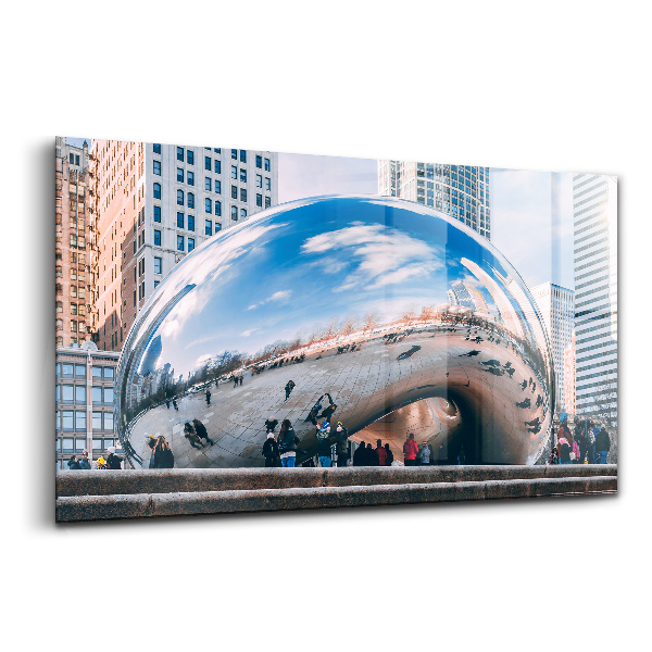 Obraz na szkle Cloud gate chicago