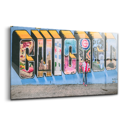 Obraz na szkle Graffiti USA
