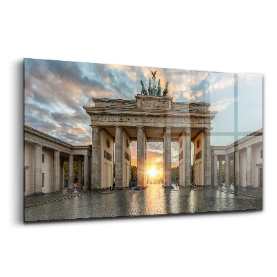 Obraz szklany Brama brandenburska w berlinie
